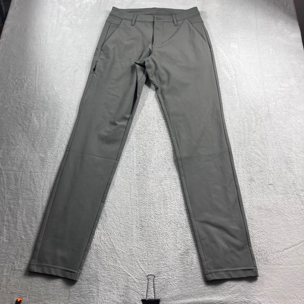 BYLT Premium Basics Everyday Pant 2.0 Slim Fit Grey Mens 31 Tall